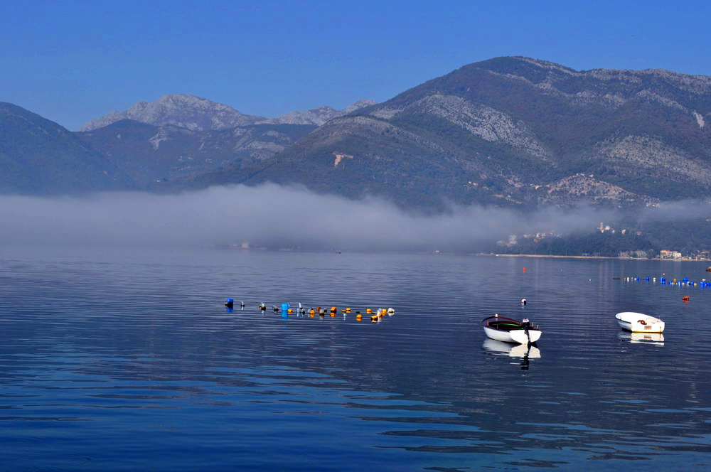 Boka Kotorska - vrijeme jutro