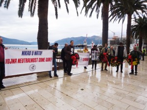 Tivat - Protest protiv NATO-a