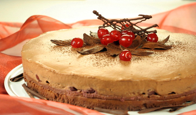 Božićna torta sa višnjama
