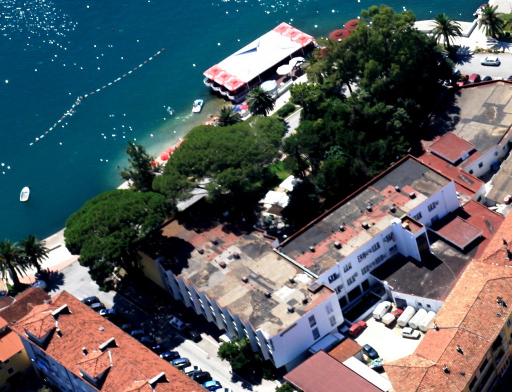 hotel Mimoza pogled iz vazduha - arhivska fotografija