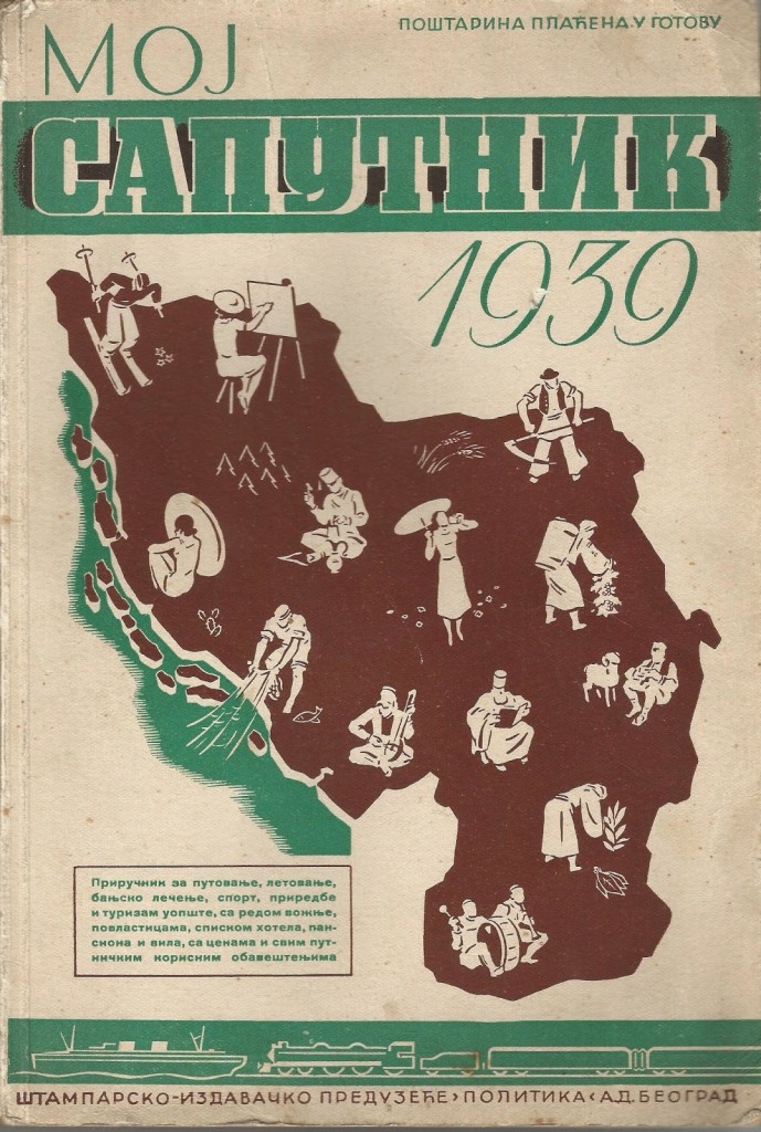 Moj saputnik za 1939 - naslovna strana