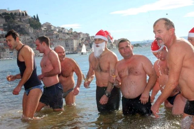 Šibenik novogodišnje kupanje
