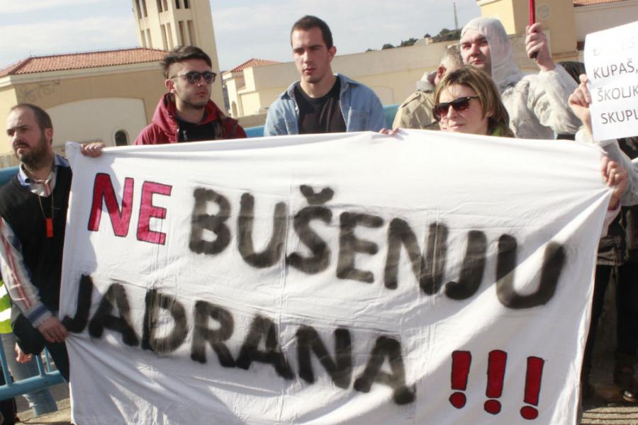 Bidva protest