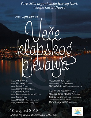Veče klapskog pjevanja