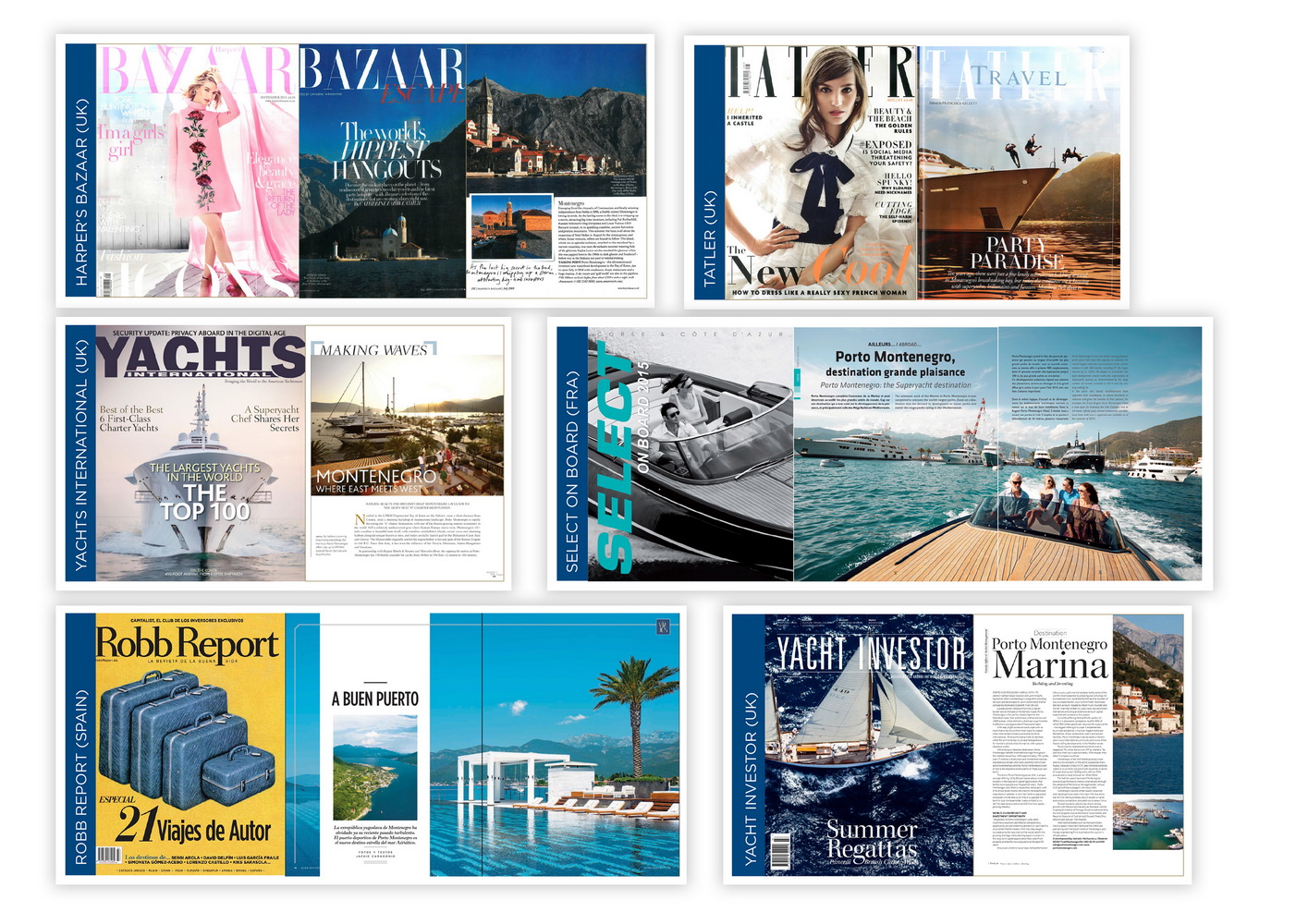 Porto Montenegro u medjunarodnim medijima