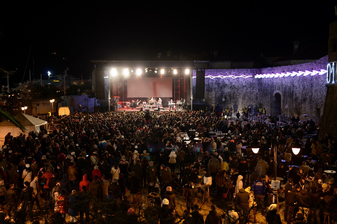 Budva doček Nove godine