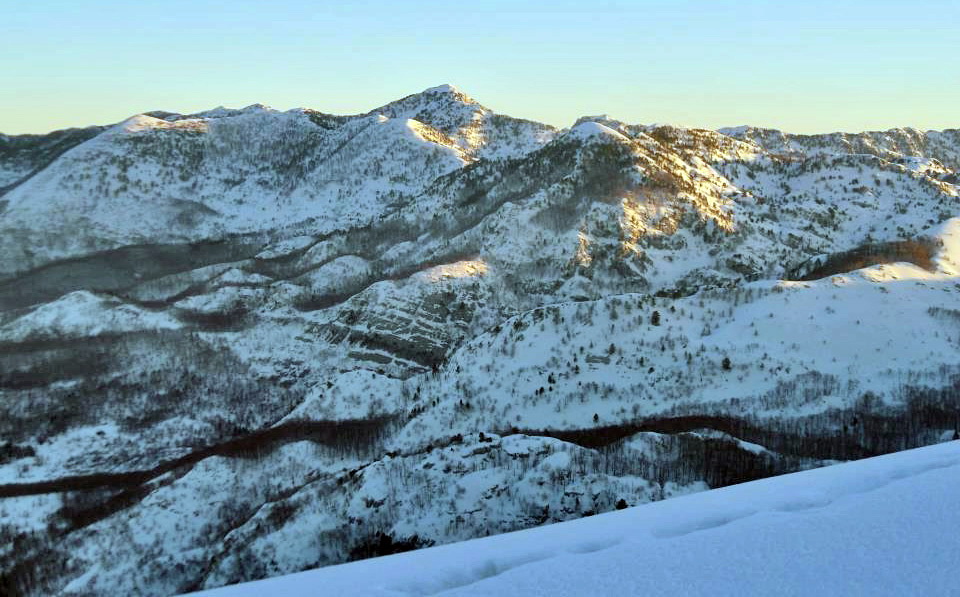 Veliki kabao, vrh Orjena, pogled sa Subre