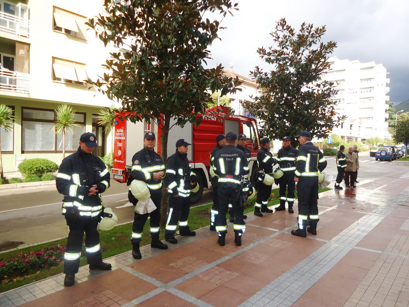 Dio pripadnika Sluzbe zastite Tivat