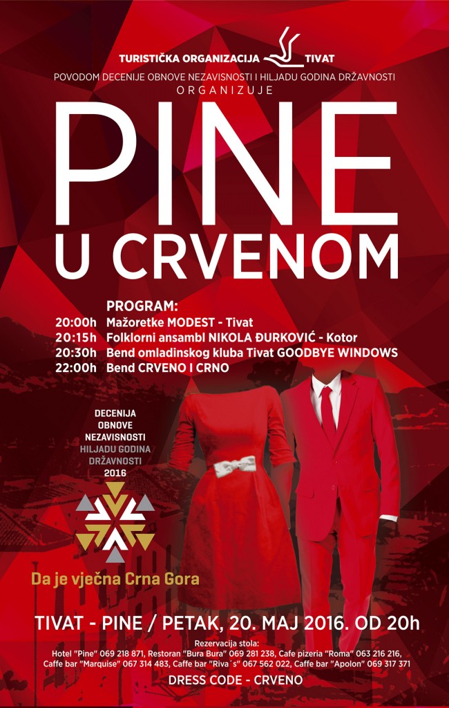 Pine u crveno