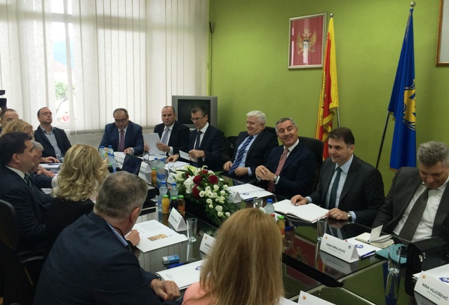 Đukanović sa saradnicima u HN