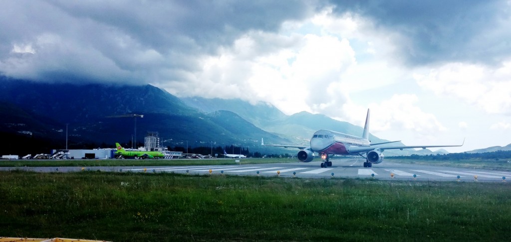 Danas na aerodromu Tivat