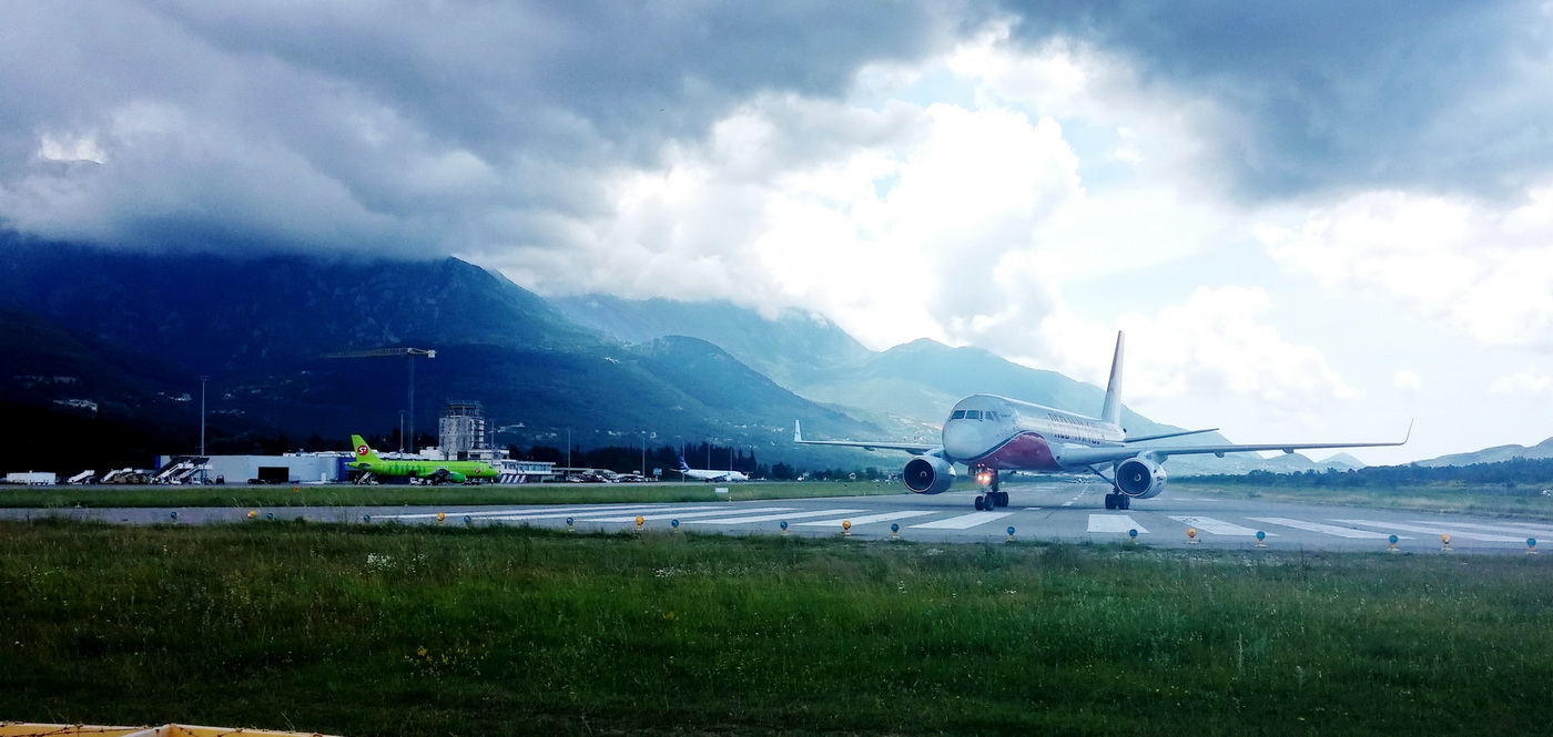 Danas na aerodromu Tivat