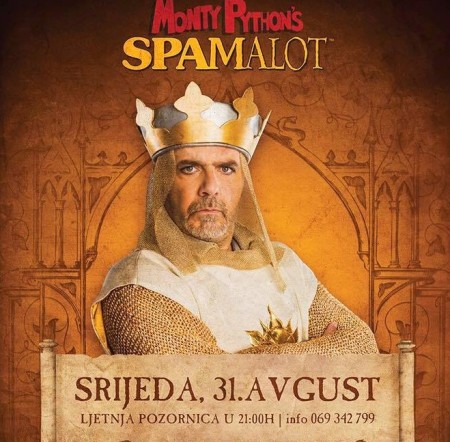 "Monthy Pyton’s Spamalot" u Tivtu