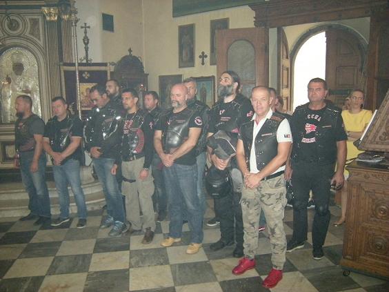 Predstavnici Kozaka sa članovima ruskog moto-kluba "Noćni vukovi" posjetili Kotor