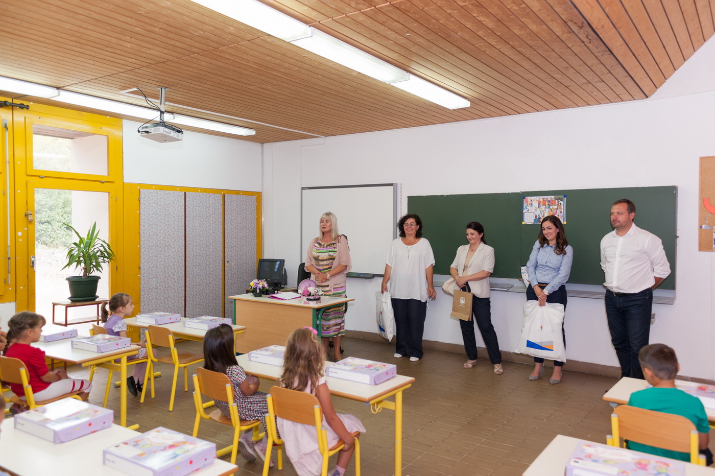 Predsjednica opstine u skoli u Radovicima