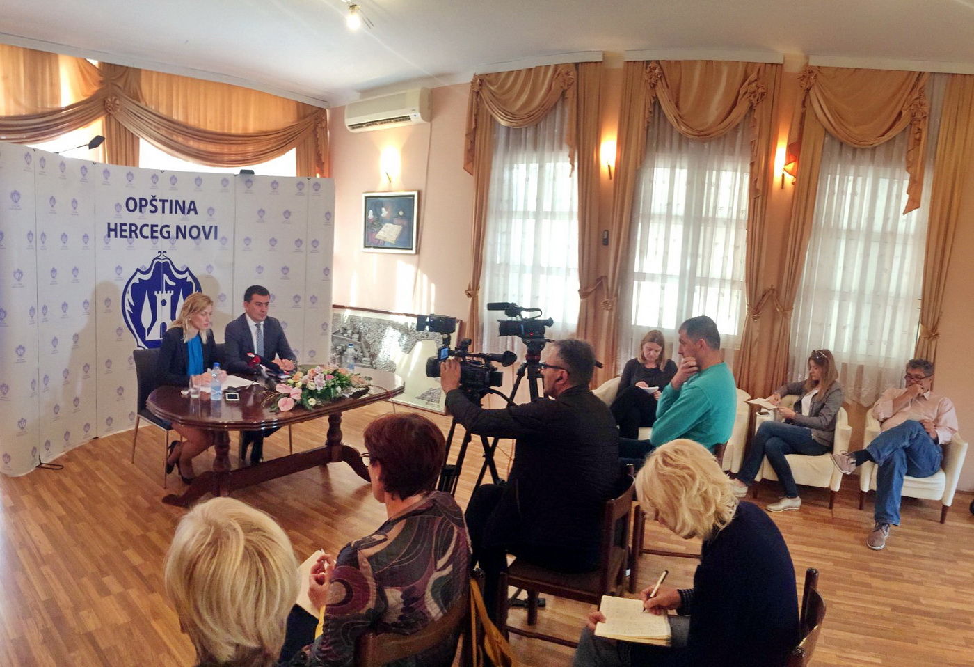 Aćimović i Radman sa pressa