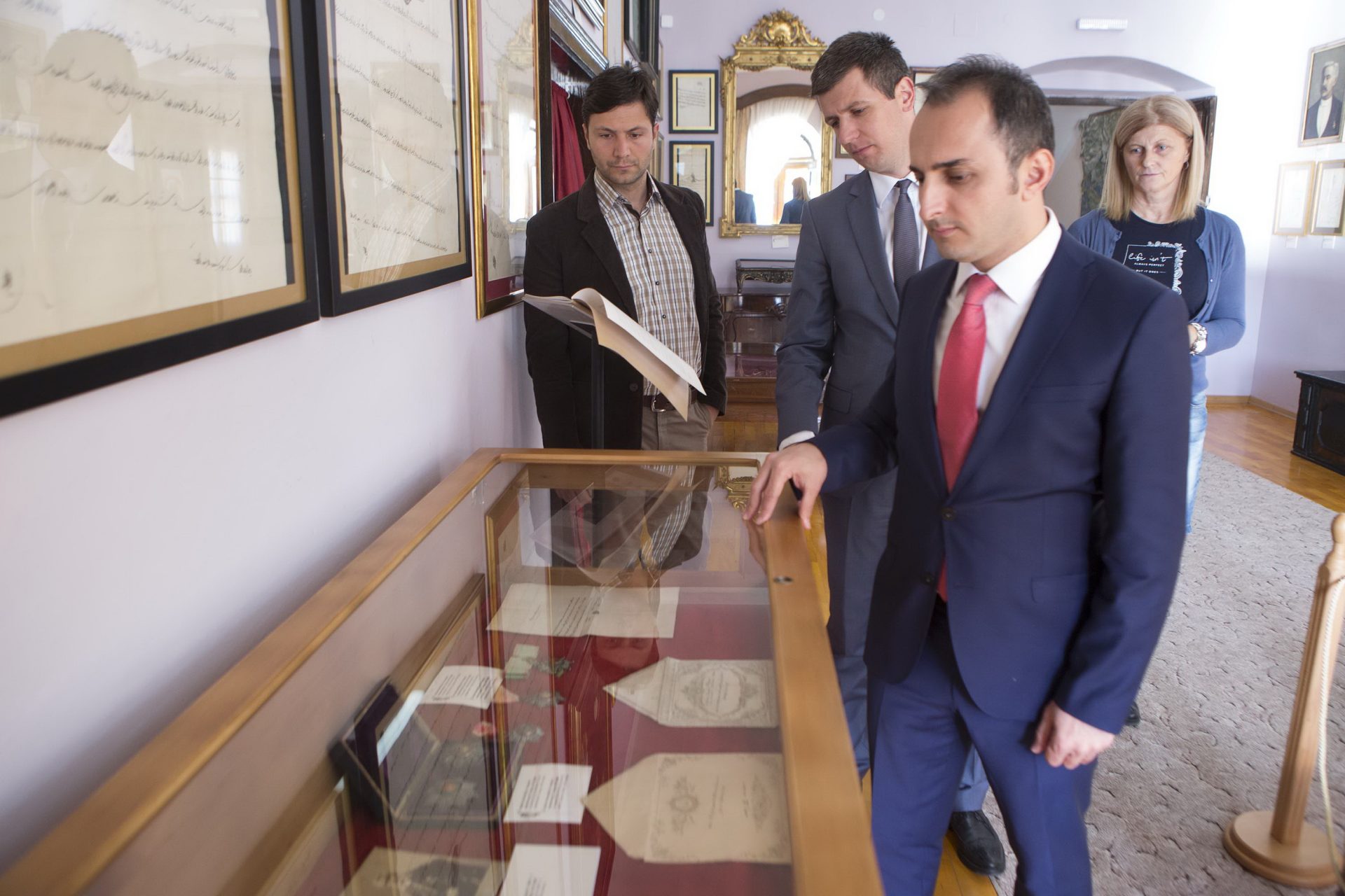 Muzej grada perasta posjeta delegacije