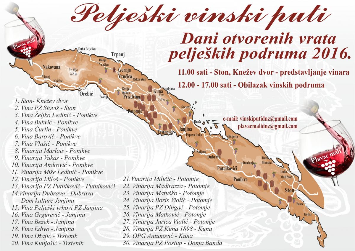 Pelješki vinski puti