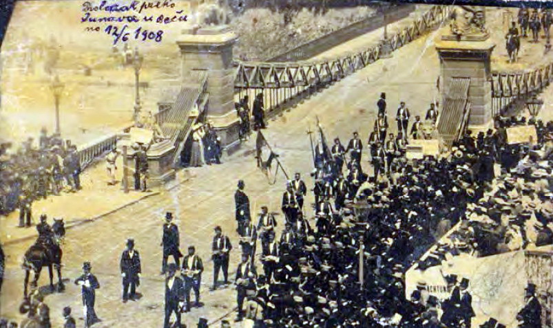 Bokeljska mornarica u Beču 1908.