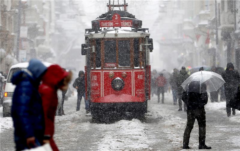 Istanbul, Turkey, 07 January 2017. foto - EPA/SEDAT SUNA